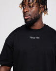 T-SHIRT OVERSIZE FITCLUB - NOIR