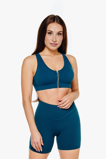 BRASSIÈRE ZIP-TECH SOFTLUXE - DEEP SEA