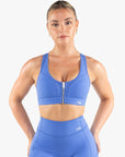 BRASSIERE ZIP TECH - SKY BLUE