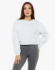 SWEATSHIRT FLEECE COTTONEASE - SILVER MIST