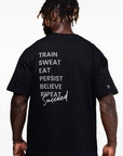 T-SHIRT OVERSIZE FITCLUB - NOIR