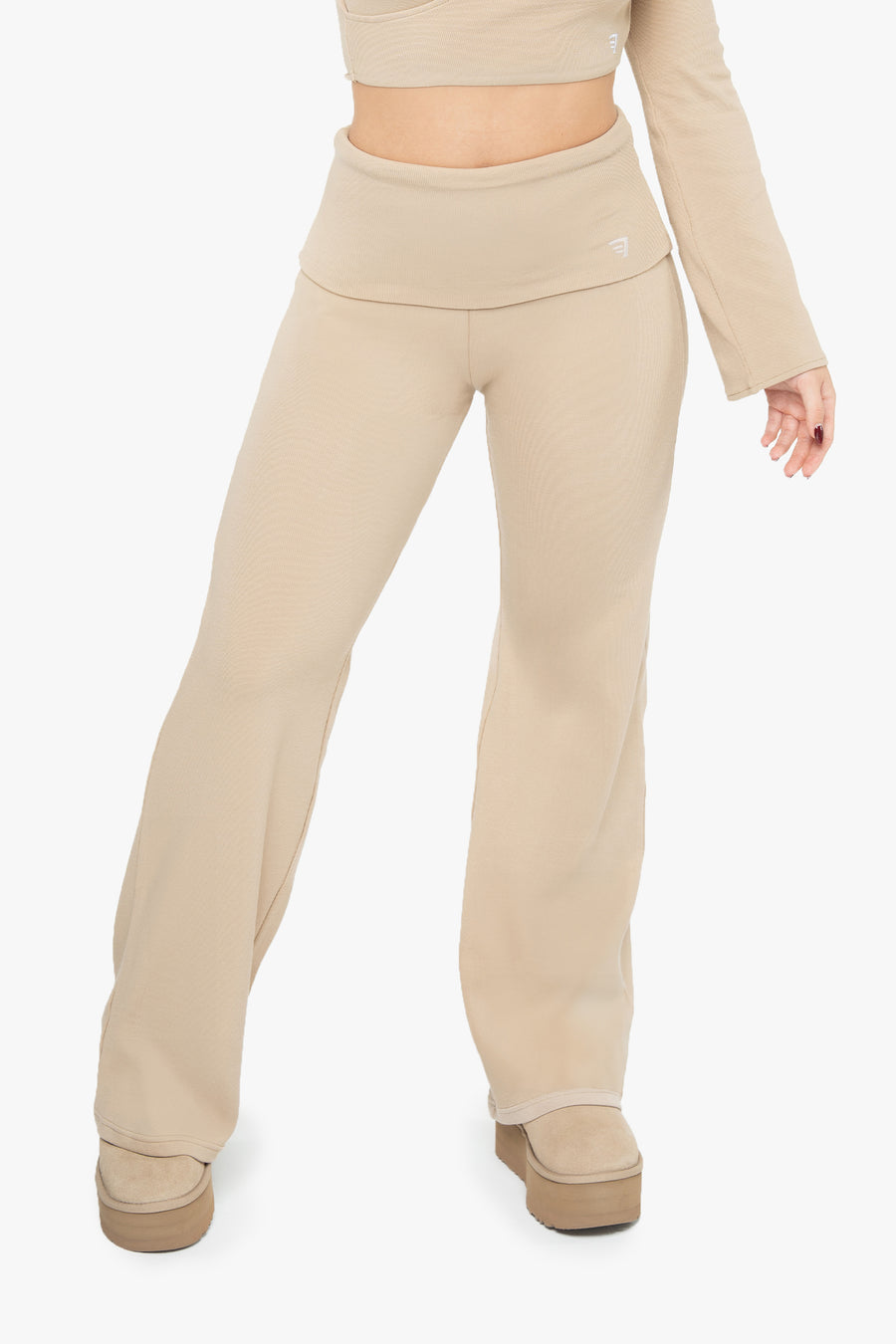 LOUNGE WRAP PANTS - HAZEL