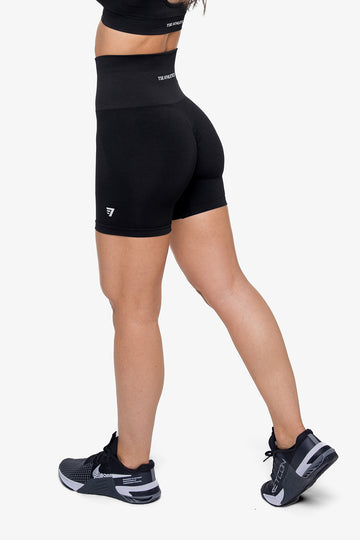 SHORT SCULPT HIGH RISE SEAMLESS - BLACK