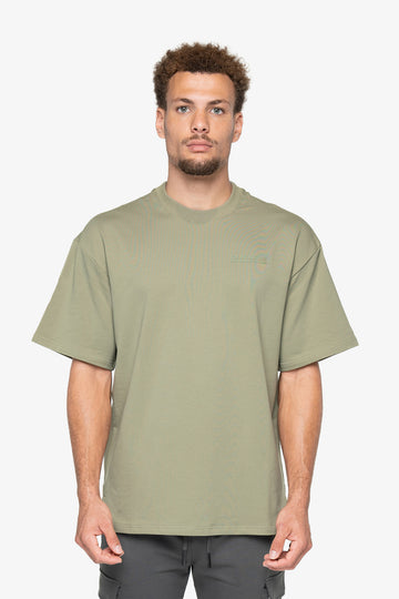 T-SHIRT OVERSIZE ACTIVE TERRY - FROSTY GREEN