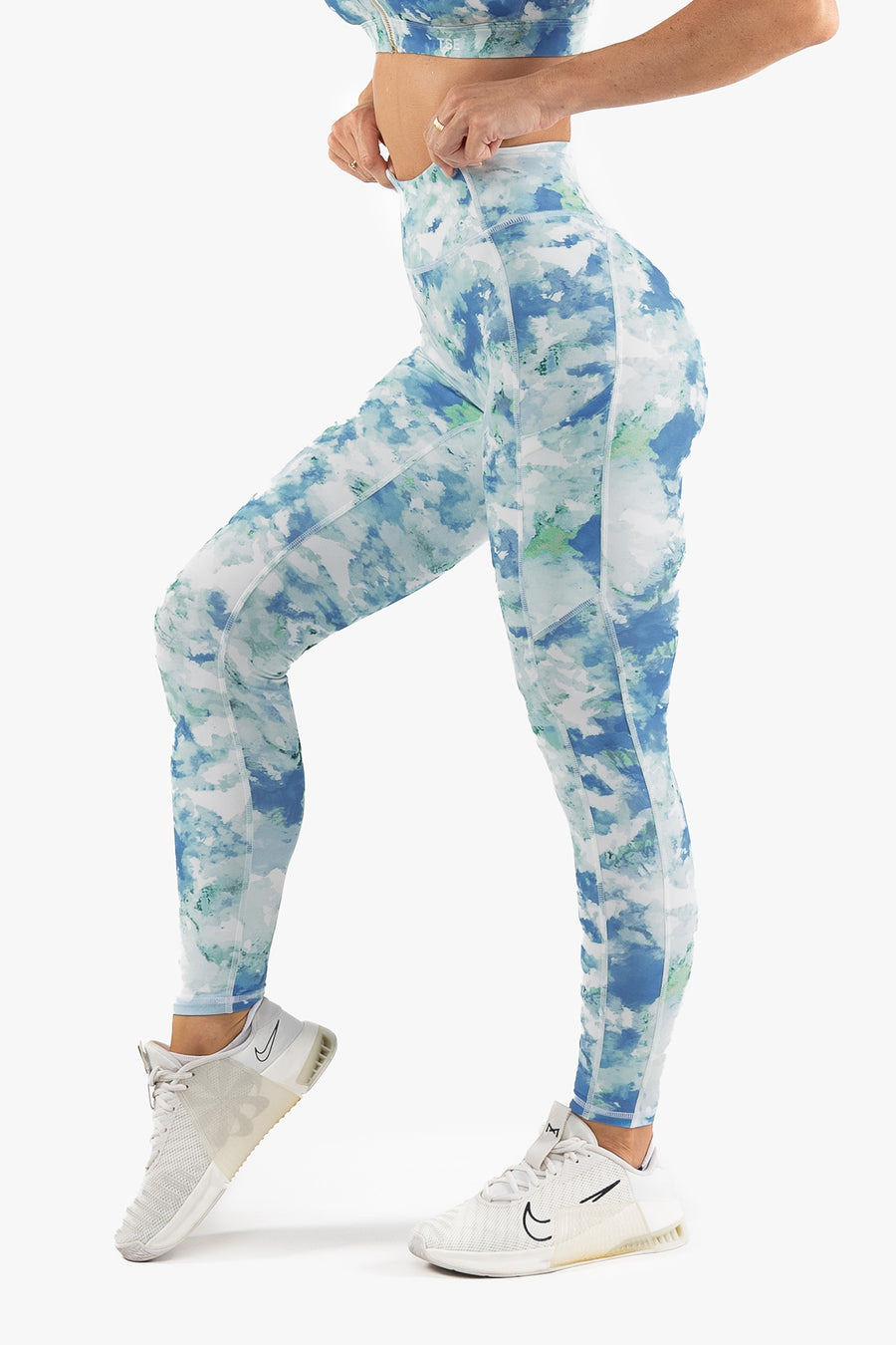 LEGGING POWER - OCEAN BREEZE