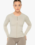 VESTE ZIP TECH - NUDE