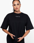 T-SHIRT OVERSIZE FITCLUB - NOIR