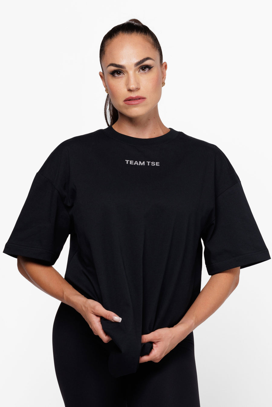 T-SHIRT OVERSIZE FITCLUB - NOIR