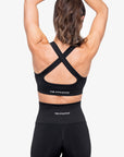 BRASSIÈRE CROSSED BACK SEAMLESS - BLACK