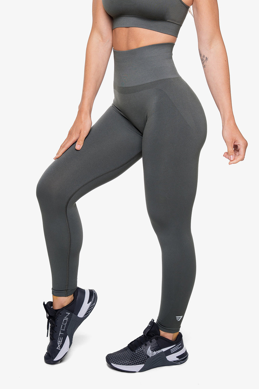 LEGGING SCULPT HIGH RISE SEAMLESS - GREY