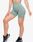 SHORT SCULPT HIGH RISE SEAMLESS - LAGOON