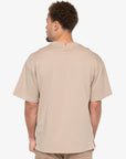 T-SHIRT OVERSIZE ACTIVE TERRY - SANDSTONE