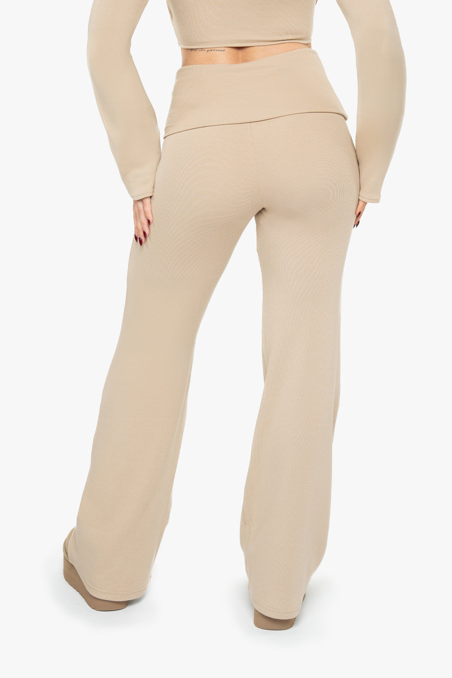 LOUNGE WRAP PANTS - HAZEL