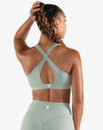 BRASSIERE ZIP TECH - MATCHA