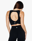 BRASSIÈRE CROSSED BACK SOFTLUXE - BLACK