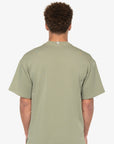 T-SHIRT OVERSIZE ACTIVE TERRY - FROSTY GREEN