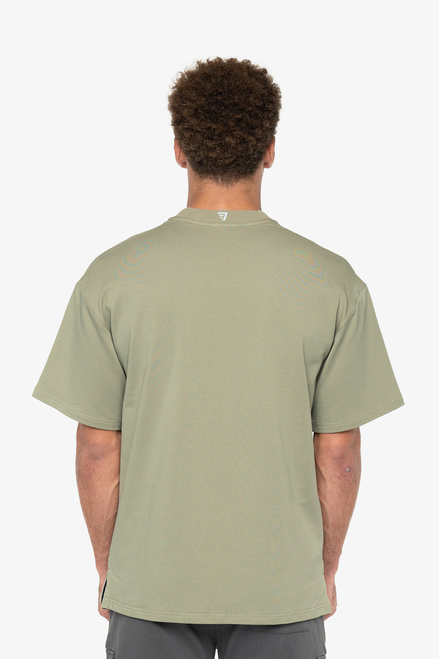 T-SHIRT OVERSIZE ACTIVE TERRY - FROSTY GREEN