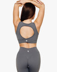 BRASSIÈRE CROSSED BACK SOFTLUXE - MOON GREY