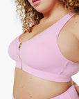 BRASSIÈRE ZIP-TECH SOFTLUXE - ROSE GLOW