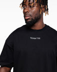 T-SHIRT OVERSIZE FITCLUB - NOIR