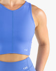 DÉBARDEUR POWER CROP SMOOTH-FIT - SKY BLUE