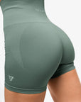 SHORT SCULPT HIGH RISE SEAMLESS - LAGOON