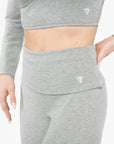 LOUNGE WRAP PANTS - MARL