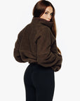 VESTE SHERPA POLARNEST - DARK MOCHA