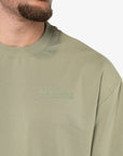 T-SHIRT OVERSIZE ACTIVE TERRY - FROSTY GREEN