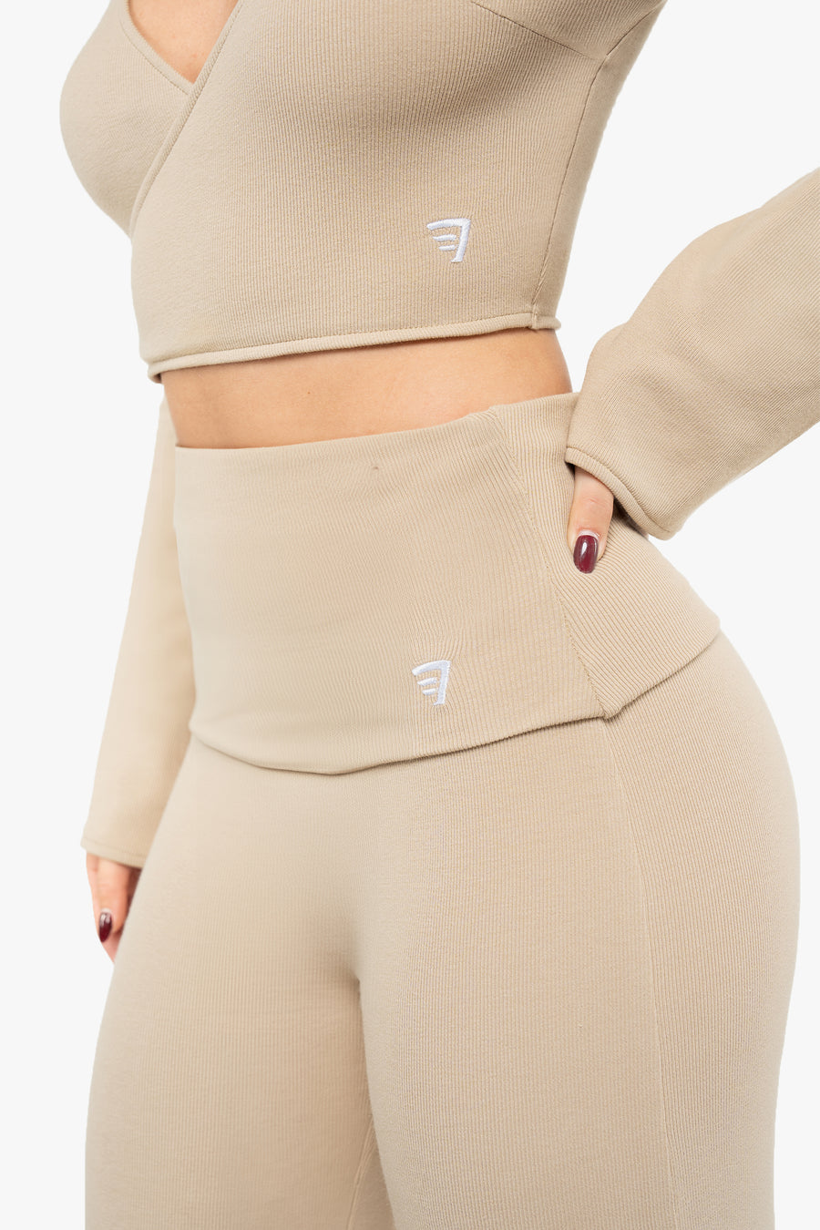 LOUNGE WRAP PANTS - HAZEL