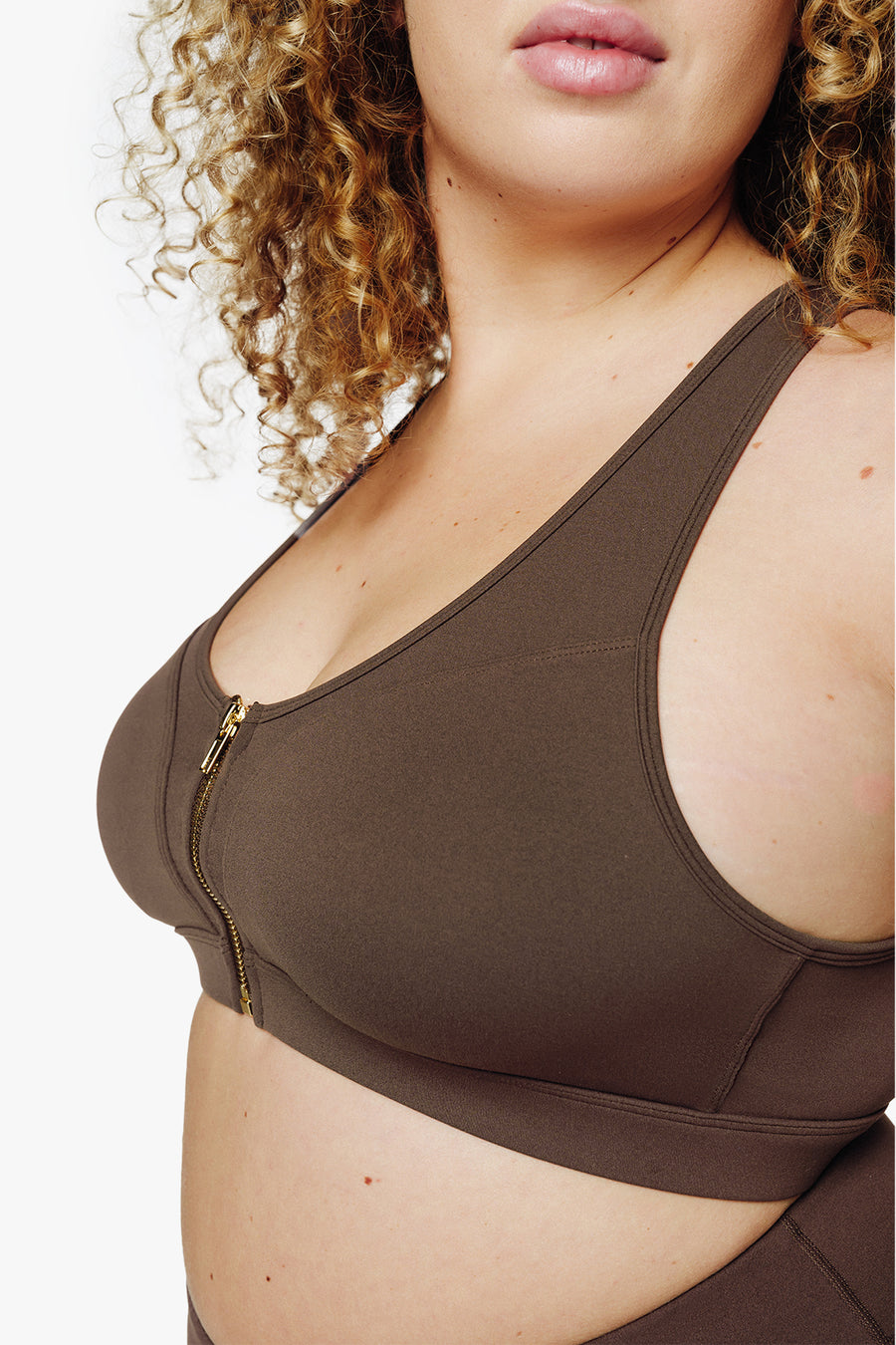 BRASSIÈRE ZIP-TECH SOFTLUXE - ESPRESSO