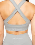 BRASSIERE CROSSED BACK SEAMLESS - SILVER