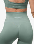 SHORT SCULPT HIGH RISE SEAMLESS - LAGOON