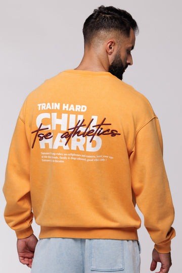 SWEATSHIRT LOOSE FIT CAMP - MANGO