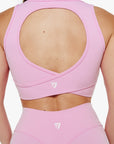 BRASSIÈRE CROSSED BACK SOFTLUXE - ROSE GLOW