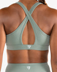 BRASSIERE ZIP TECH - MATCHA