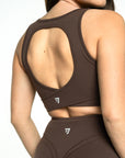 BRASSIÈRE CROSSED BACK SOFTLUXE - ESPRESSO