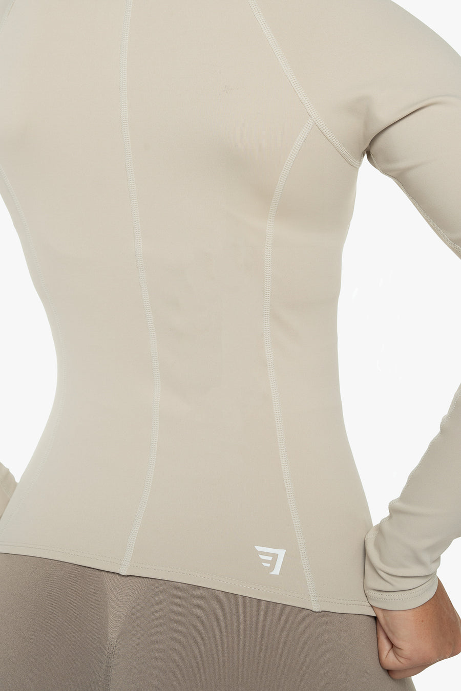 VESTE ZIP TECH SMOOTH-FIT - NUDE