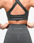 BRASSIÈRE CROSSED BACK SEAMLESS - GREY