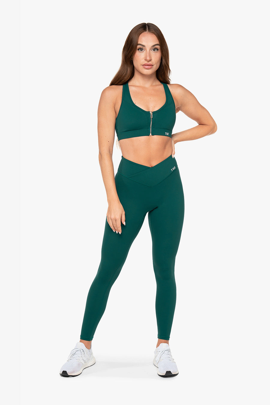 LEGGING CROSSED - TEAL