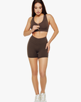 CONTOUR SHORT SOFTLUXE - ESPRESSO