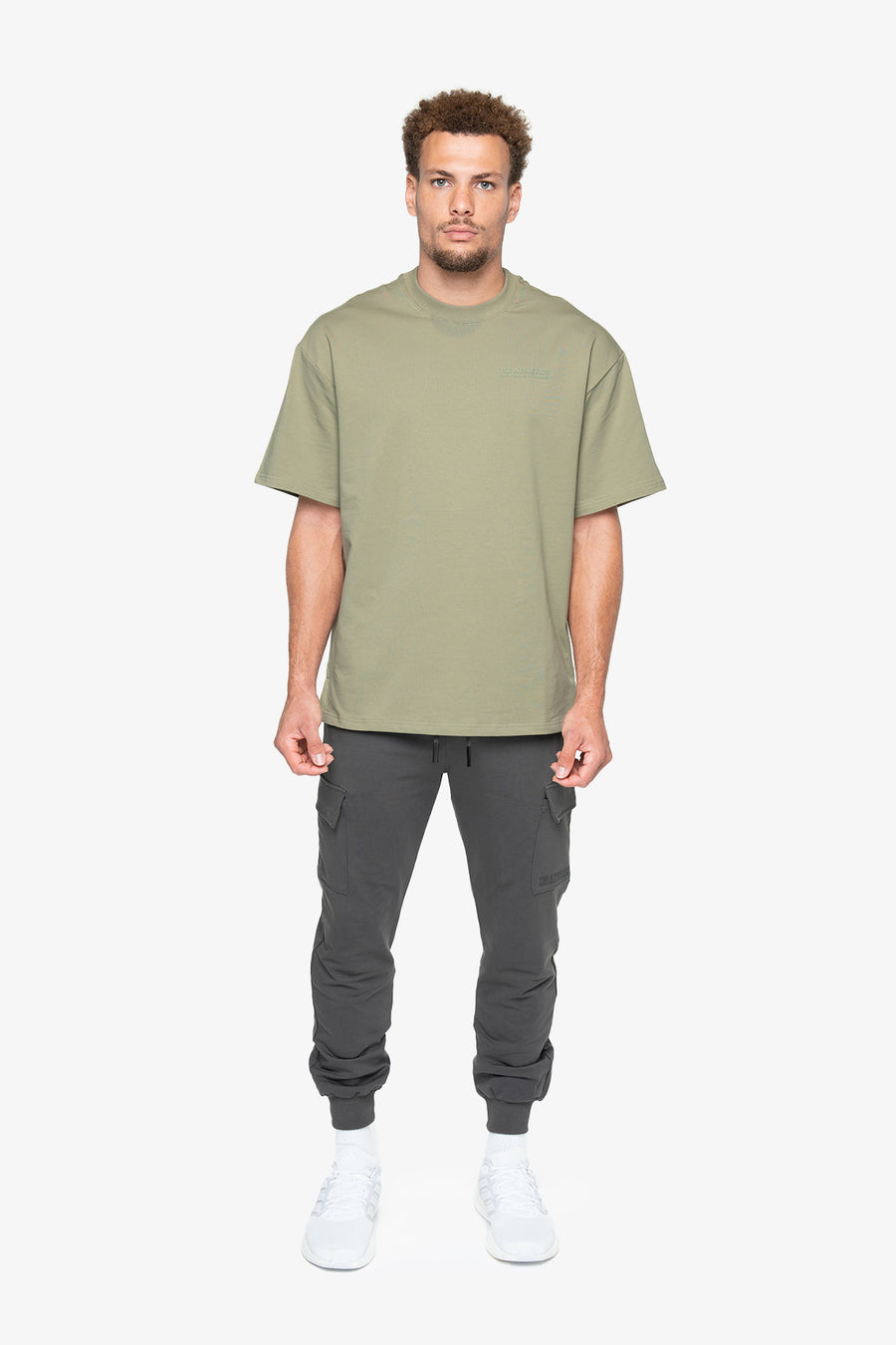 T-SHIRT OVERSIZE ACTIVE TERRY - FROSTY GREEN