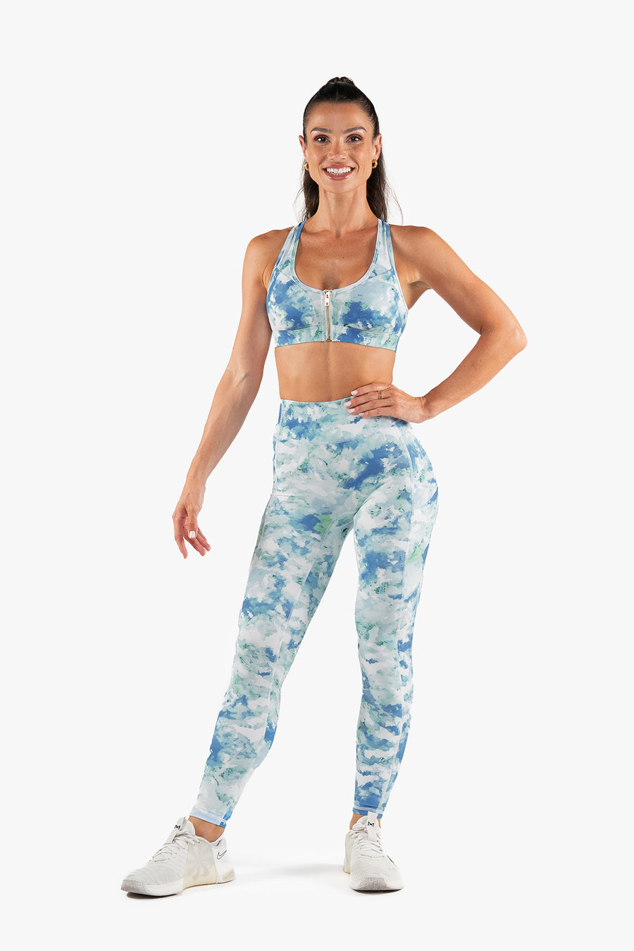 LEGGING POWER - OCEAN BREEZE