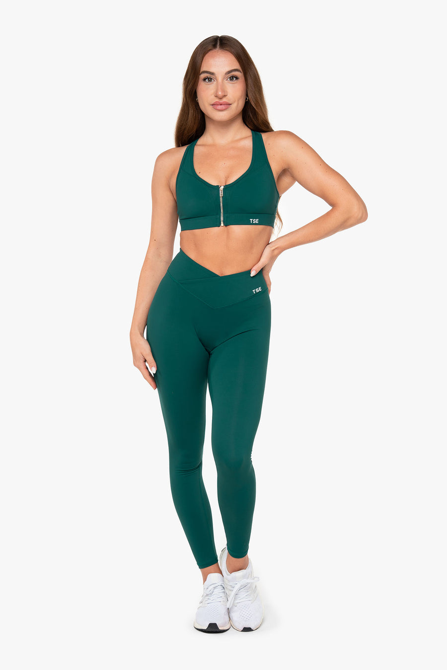 BRASSIÈRE ZIP TECH SMOOTH-FIT - TEAL