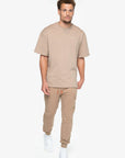 JOGGER CARGO ACTIVE TERRY - DESERT TAUPE