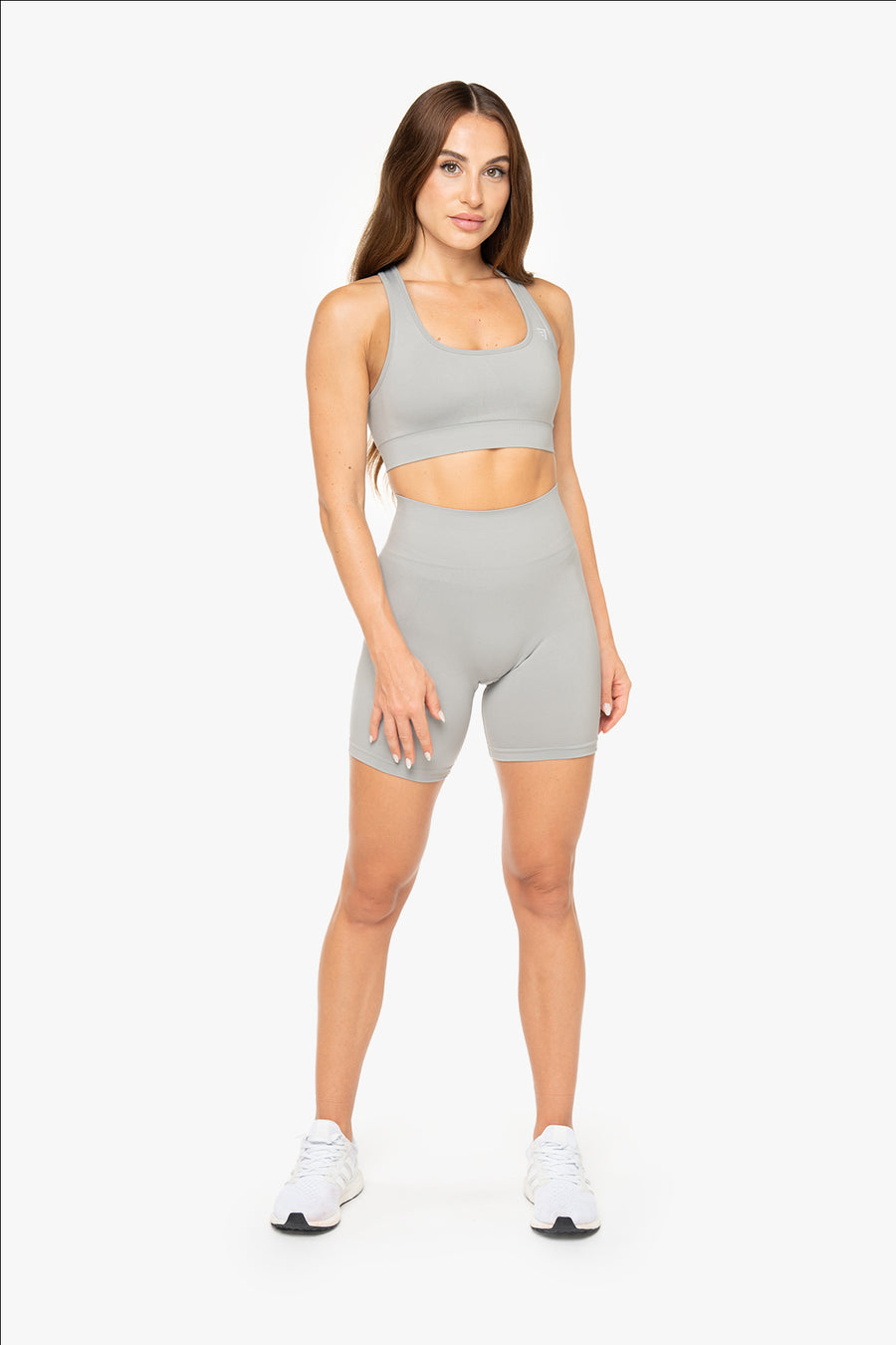 SHORT SCULPT SEAMLESS - SILVER