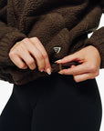 VESTE SHERPA POLARNEST - DARK MOCHA