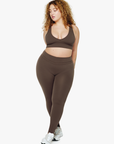 CONTOUR LEGGING SOFTLUXE - ESPRESSO