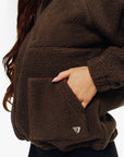 VESTE SHERPA POLARNEST - DARK MOCHA