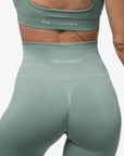 SHORT SCULPT HIGH RISE SEAMLESS - LAGOON